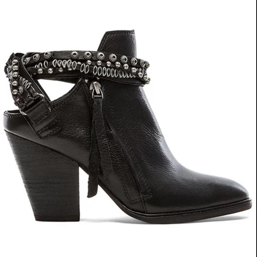 Dolce Vita NEW Black Backless Studded Booties Size 8